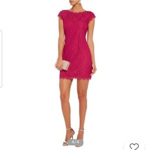NWT Diane von Furstenberg Fuschia Dress